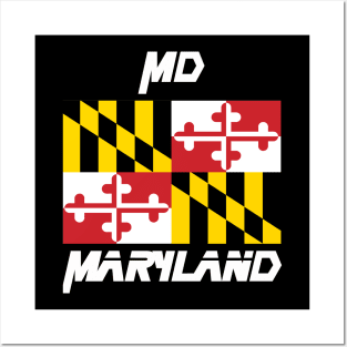 Maryland MD Posters and Art